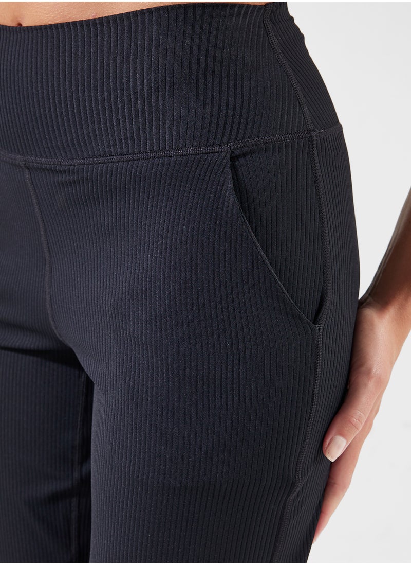 Mid Rise Straight Fit Training Pants