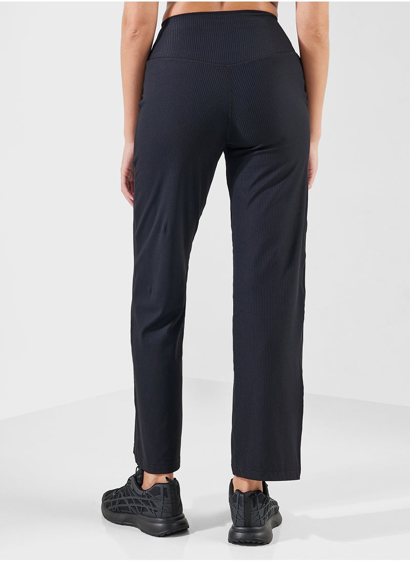 Mid Rise Straight Fit Training Pants