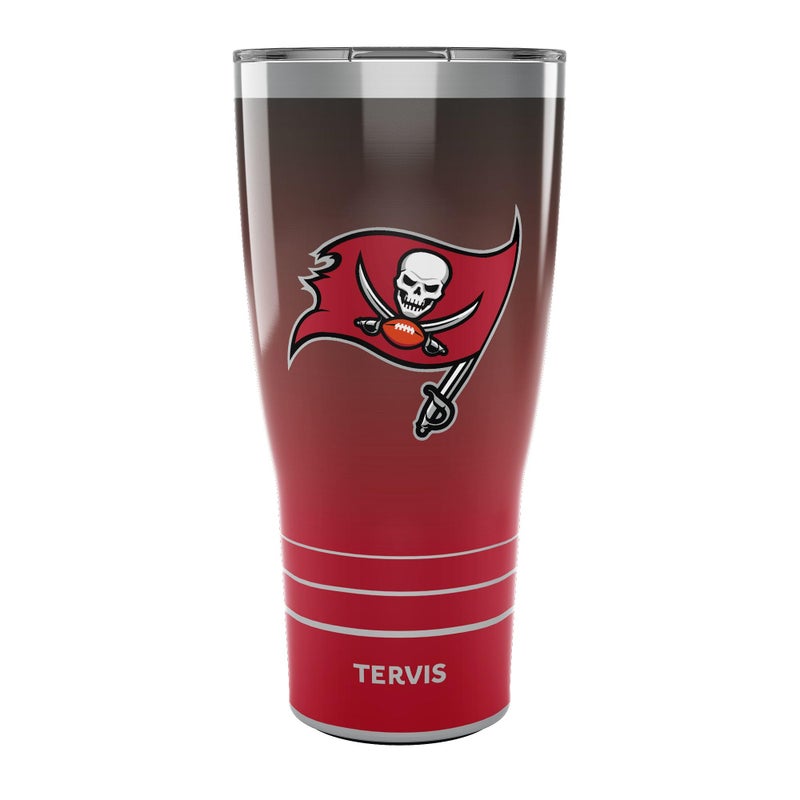 Tervis Traveler NFL Tampa Bay Buccaneers Ombre Triple Walled Insulated Tumbler Travel Cup Keeps Drinks Cold Hot 30oz Stainless Steel