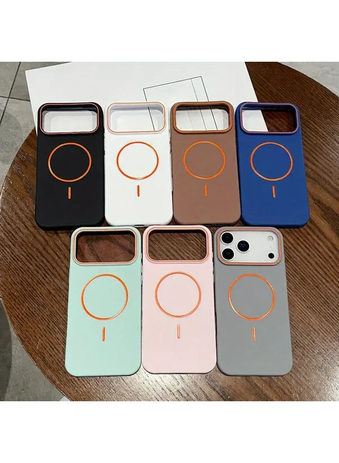 Black Matte Magnetic Phone Case for iPhone 12 Pro Max Lightweight Shockproof Wireless Charging - Image 2