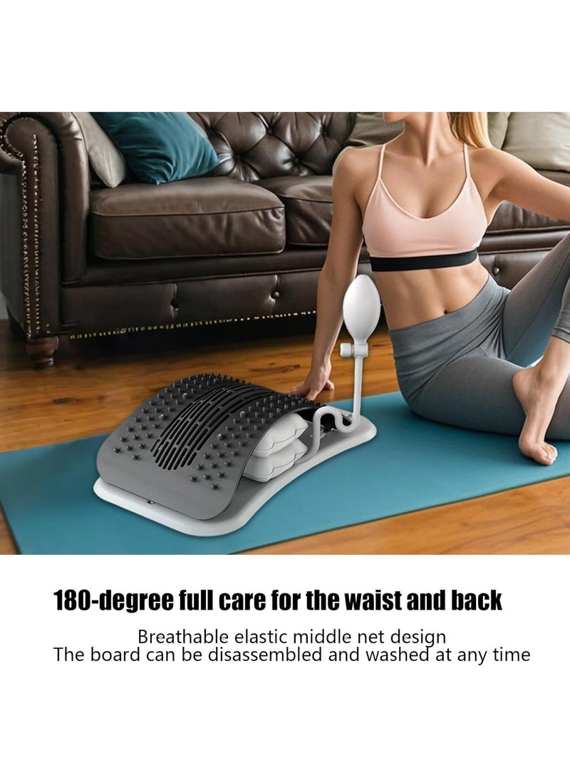 كيلا جهاز تدليك العمود الفقري، جهاز شد الظهر، جهاز تقويم العظام، تخفيف آلام أسفل الظهر، دعم وضعية الجسم - Image 3