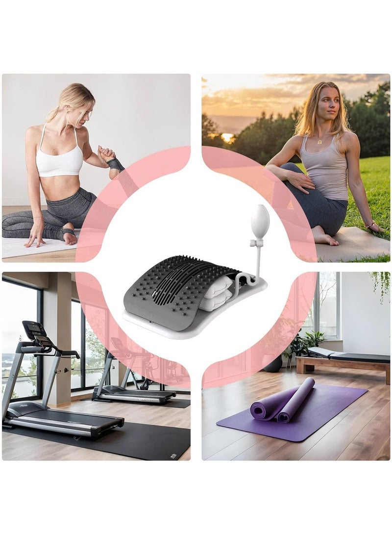 كيلا جهاز تدليك العمود الفقري، جهاز شد الظهر، جهاز تقويم العظام، تخفيف آلام أسفل الظهر، دعم وضعية الجسم - Image 4