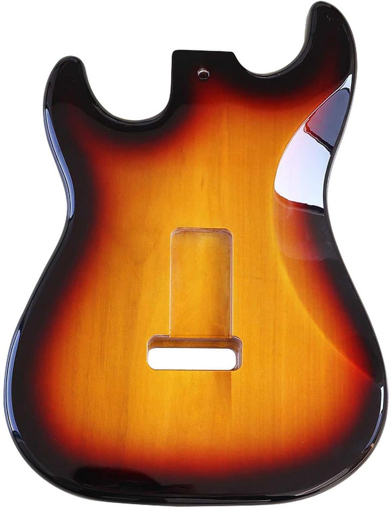JD.Moon Electric Guitar Body for Fender ST Strat Guitar Accessory DIY Poplar HSH Guitar Body Sunburst - Image 2