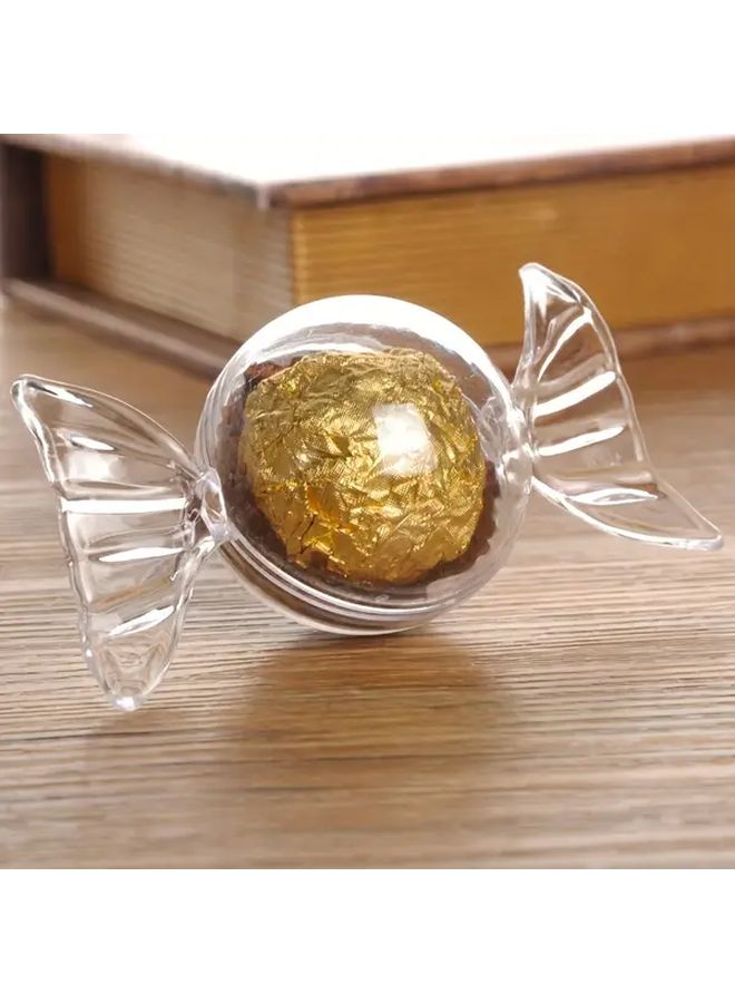 24 قطعة صندوق حلوى شفاف تغليف هدايا لتزيين حفلات أعياد الميلاد - Image 5