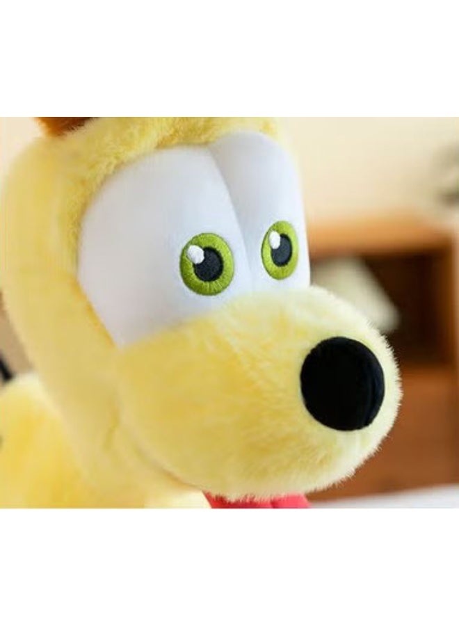 هالامودو دمية الكلب الدافئة واللينة -دمية مريحة رائعة للنوم، مثالية كهدية عيد الميلاد، ديكر لغرفة النوم، غرفة المعيشة، المكتب، ومكابح الضغط - Image 1