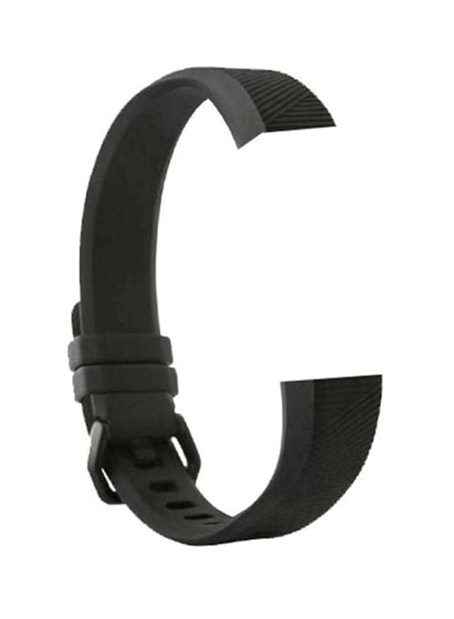 NIBEMINENT Fitbit Alta Hr Small Size Soft Silicone Tpu Wrist Smart Watch Band Strap Black  - Image 1