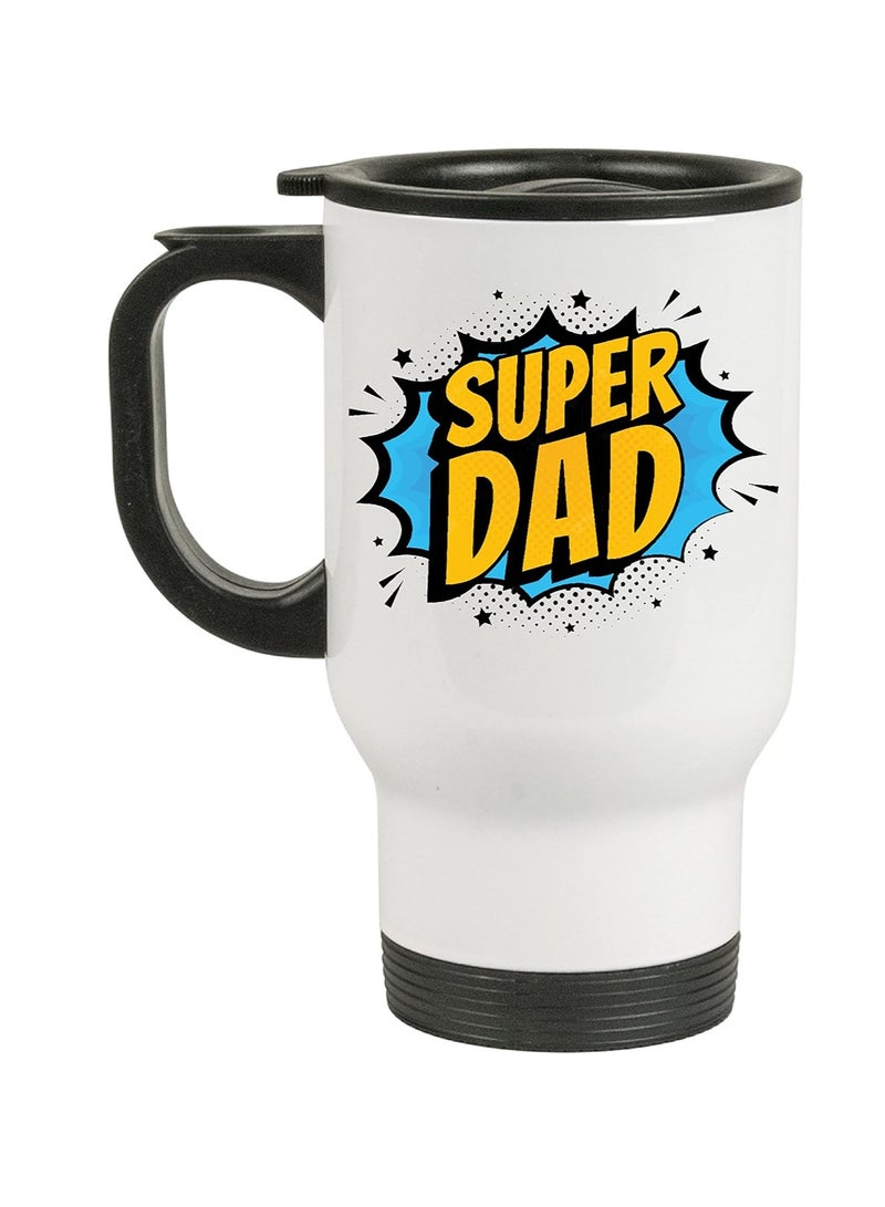 PRINTSHOP4ME Father's Day Travel Mug for Best Dad Ever - Best Gifts Dad - Birthday Gifts from Daughter Son - Gifts for Dad - Stainless Steel, 14oz  - Image 2