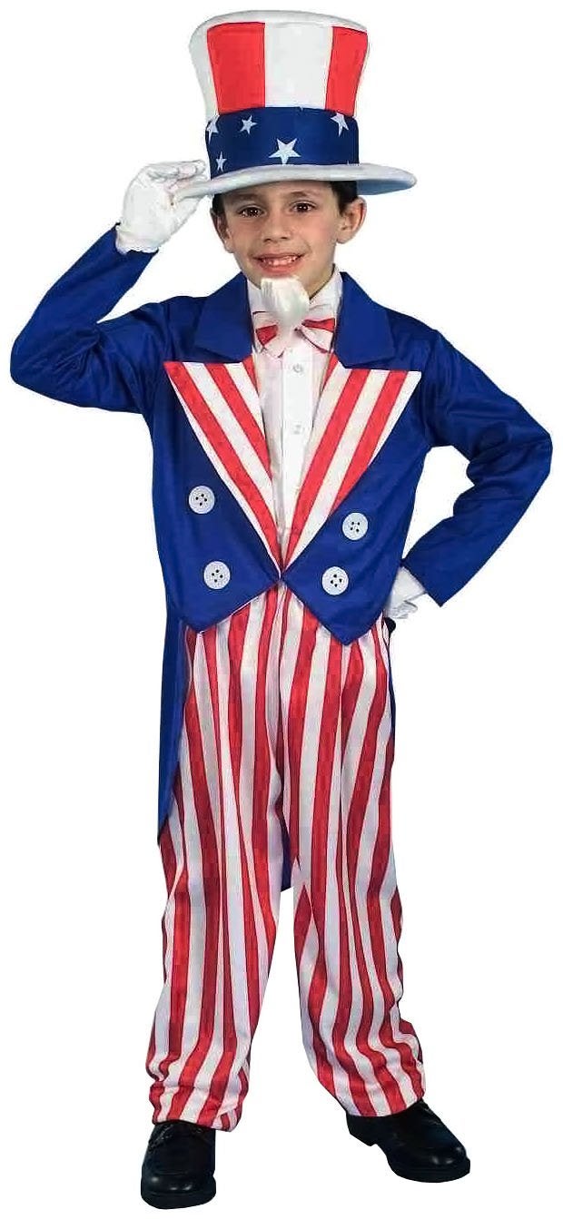 Rubies Uncle Sam Costume for Kids Boys Medium - Image 3