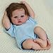 SCOM 18Inch Reborn Baby Dolls Boy Realistic Newborn Baby Doll Lifelike Weighted Soft Body Adorable Poseable Real Life Doll with Accessories for Kids Age 3 Collectors Gift - Image 3