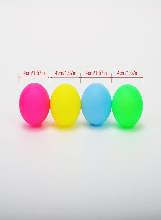 DONGKER 12 PCS Ping Pong Balls,4cm Plastic Colored Pong Balls for DIY Party Decoration Learning Activities Sport Class Carnival Games - Image 2