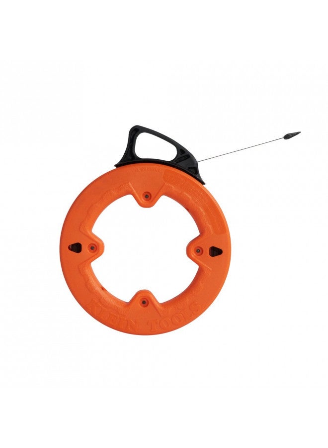 Klein Tools 56005 Fish Tape, 25-Foot Steel Fish Tape, 1/4-Inch, Plastic Tip, Etched for Measuring, Updated Model Cat. No. 56335 Available - Image 3