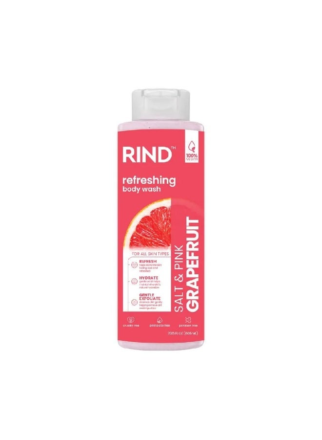 Rhind's Pink Grapefruit Salt Body Wash - 606ml