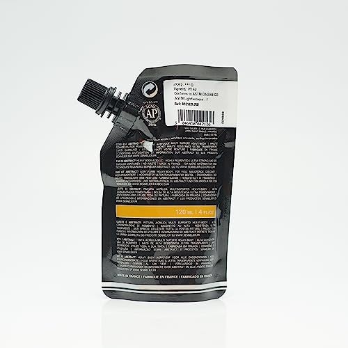 Sennelier Abstract Artist Acrylic 120 ml Pouch (Yellow Ochre) - Image 2