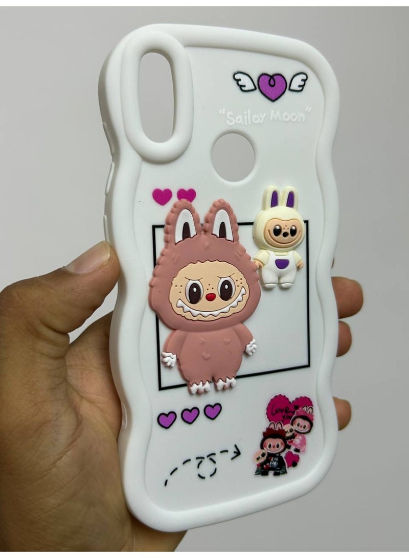New Cartoon Design Back Cover Compatible with Phone Huawei Y7 2019 - Image 1