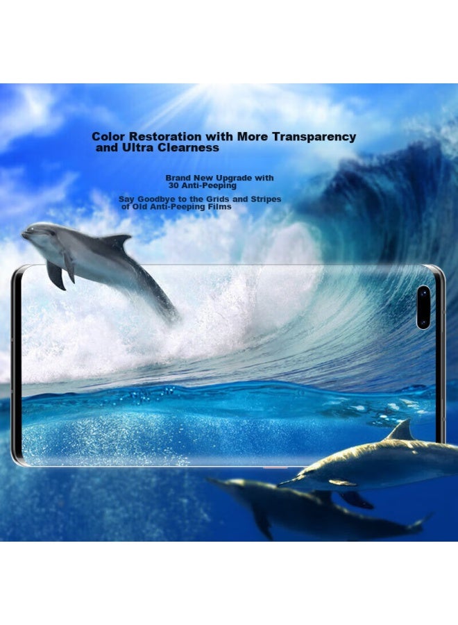 Divi Privacy Screen Protector For Huawei Mate40 Pro, Anti-peeping Tempered Glass Film For Huawei Mate40e Pro, Full Coverage Curved Screen Protector For Mate40rs, Hd Anti-drop Anti-spy - Image 5