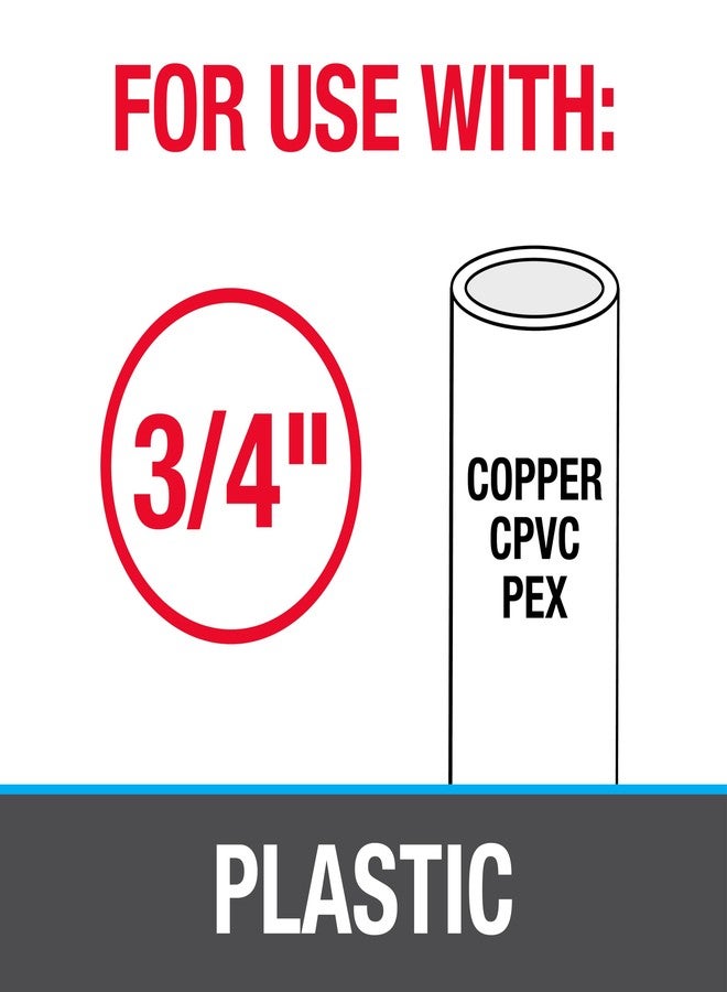 أوتي مشبك أنابيب قياسي من Oatey 33917 (6 بوصات في كيس بلاستيكي)، رمادي، 3/4 بوصة - Image 5