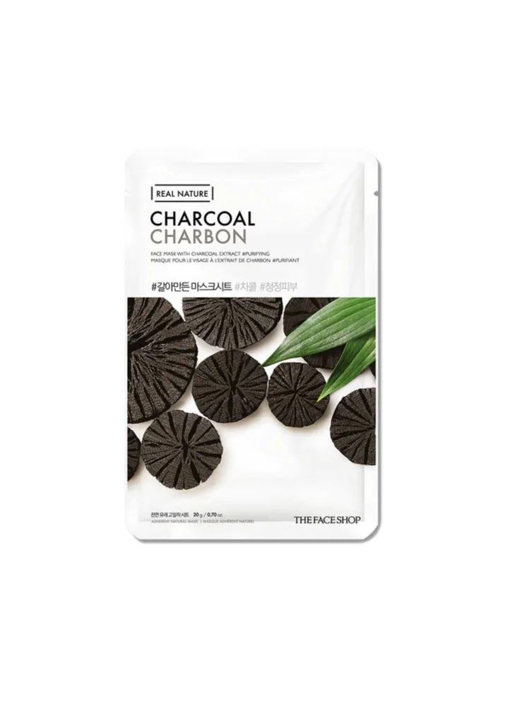 ذا فيس شوب THEFACESHOP Real Nature Charcoal Face Mask