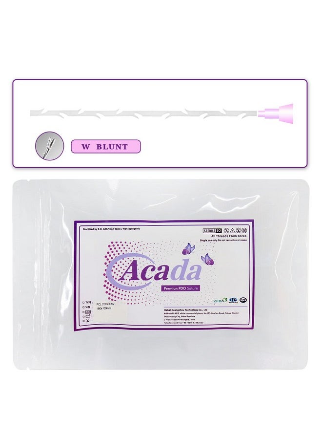 PHYMAT - Acada Pcl Cog Threads 3D For Face Whole Body Lift 360R Bidirection Cog Type Bullet Blunt 18G100Mm 20Pcs - Image 1