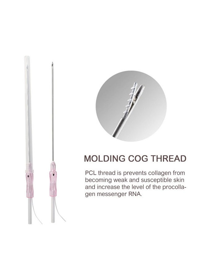 PHYMAT - Acada Pcl Cog Threads 3D For Face Whole Body Lift 360R Bidirection Cog Type Bullet Blunt 18G100Mm 20Pcs - Image 1