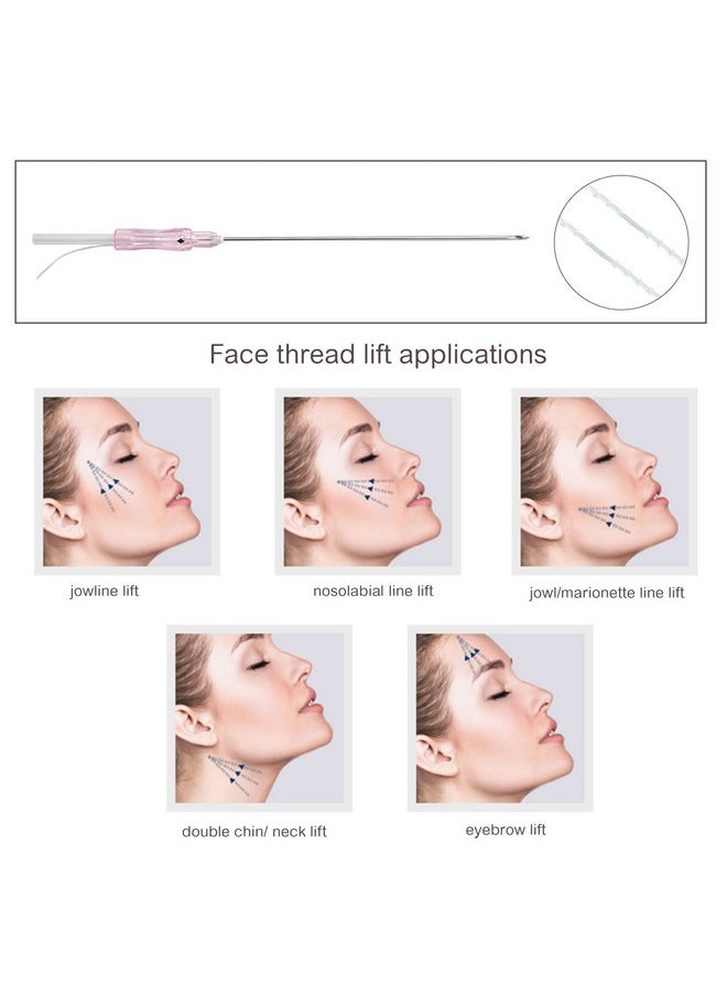 PHYMAT - Acada Pcl Cog Threads 3D For Face Whole Body Lift 360R Bidirection Cog Type Bullet Blunt 18G100Mm 20Pcs - Image 1