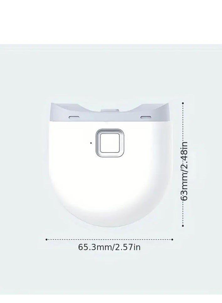 بلو فاير مقص أظافر كهربائي أوتوماتيكي - شاحن عبر USB، هادئ مع إضاءة LED، يجمع قصاصات الأظافر، آمن ومحمول للكبار والصغار وكبار السن - هدية مثالية للعائلة ومقدمي الرعاية - Image 2