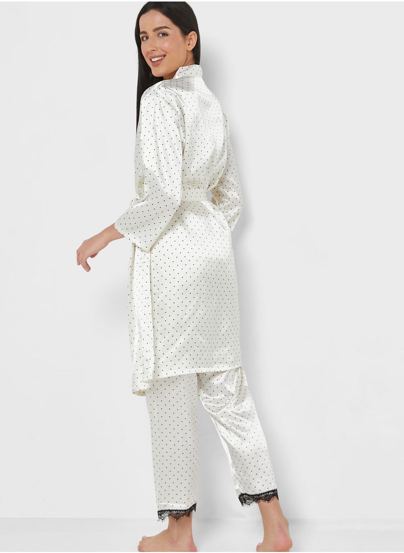 ELLA - 3 Piece Printed Night Set - Image 1