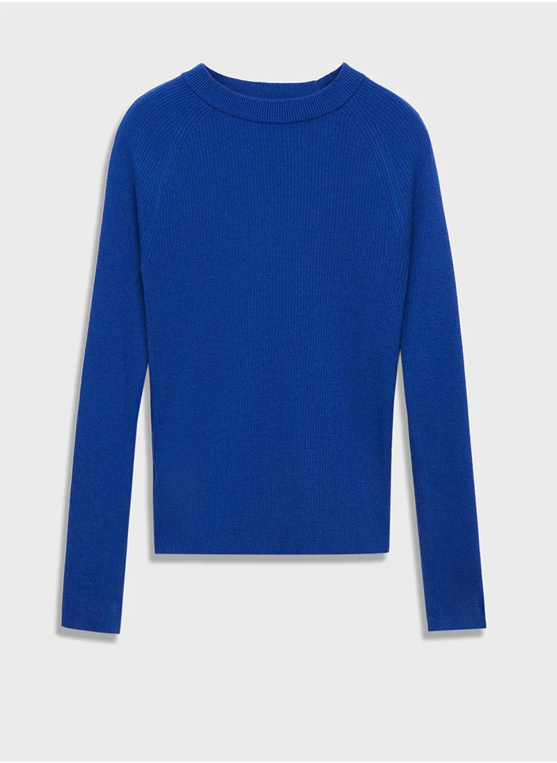 مانجو Luccamil Crew Neck Knitted Sweater