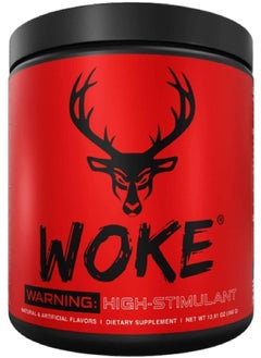 Bucked Up Bucked Up - Woke - HIGH STIM Pre Workout - Best Tasting - Focus Nootropic, Pump, Strength and Growth, 30 Servings (Rocket Pop)  - Image 1