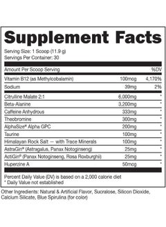 Bucked Up Bucked Up - Woke - HIGH STIM Pre Workout - Best Tasting - Focus Nootropic, Pump, Strength and Growth, 30 Servings (Rocket Pop)  - Image 5