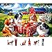 MINIWAN Spring Dogs Farm Picnic 500 Piece Puzzle for Adults Fun Puzzles for Adults 500 Pieces with HD Print Poster 23 X 15 Dust Free for Gifts Halloween Christmas Family Games Lovers - Image 2