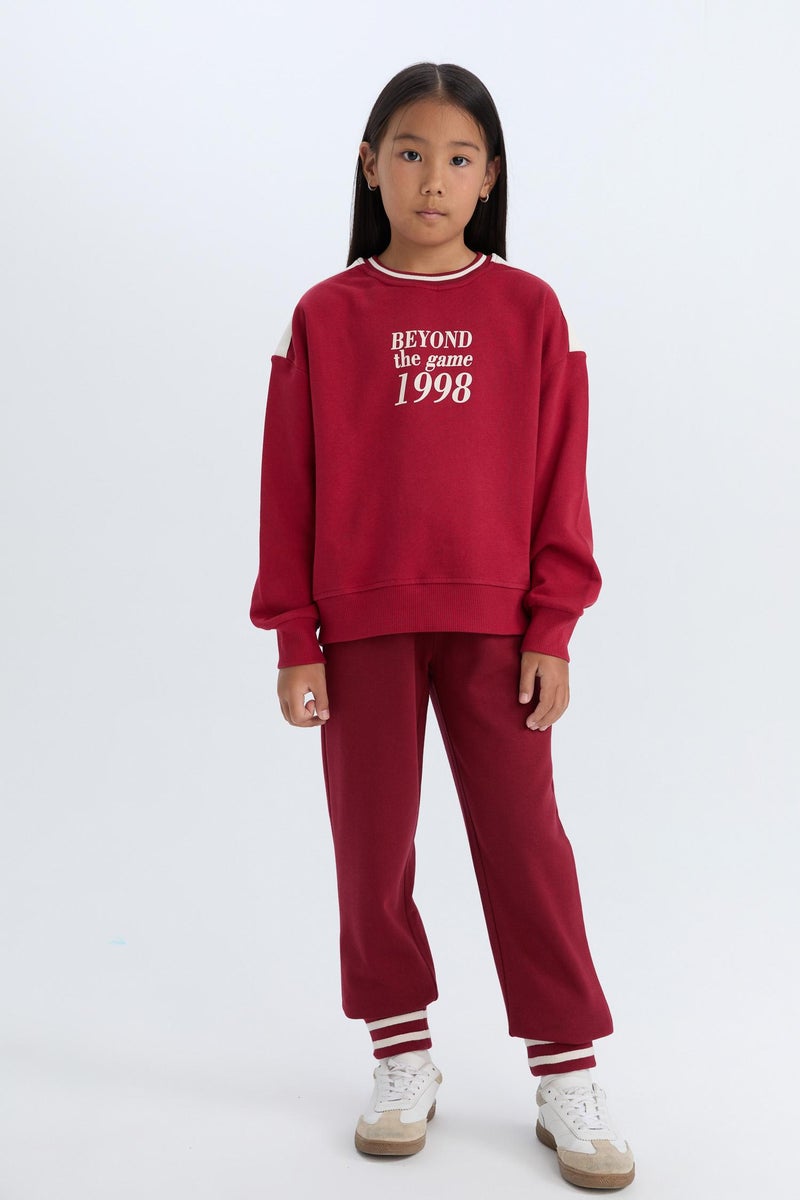 DeFacto Girl Printed Jogger Sweatpants  - Image 2