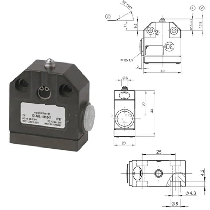 1pcs Combination Travel Switch N01R550-M NB01R556-M N01D550-M NB01D556-M(NB01R556-M) - Image 3