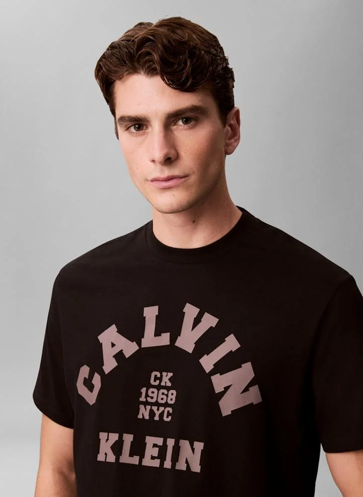 Calvin Klein Jeans Black Monologo Graphic T-Shirt for Men | Best Price UAE