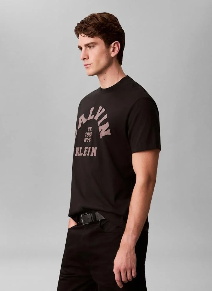 Calvin Klein Jeans Black Monologo Graphic T-Shirt for Men | Best Price UAE