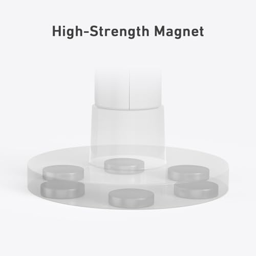 Holicfun Indoor Outdoor Camera Magnetic Mount, Compatible with Ring, Blink, Eufy, Google Nest, Wyze, Arlo, Simplisafe, Reolink, and Tapo Cameras - White - Image 3
