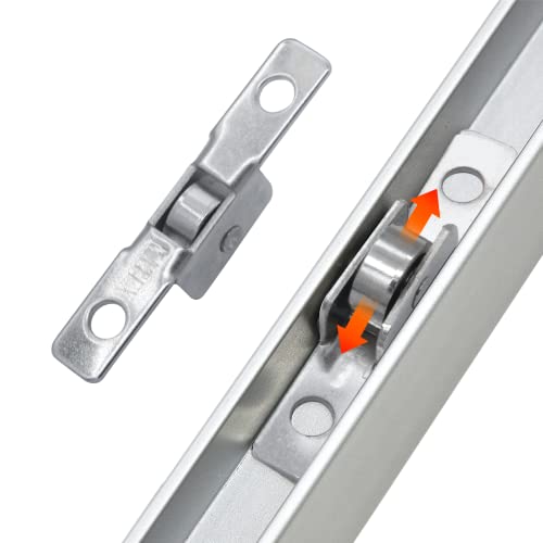 KIBBEH 12 Pack 3/8 inch Push-Pull Sliding Window Roller Metal Wheels, Universal Metal Sliding Axles Window Pulley Single Rollers Wheel Suitable for Windows, Cabinets, Doors, and Other DIY Work - Image 5