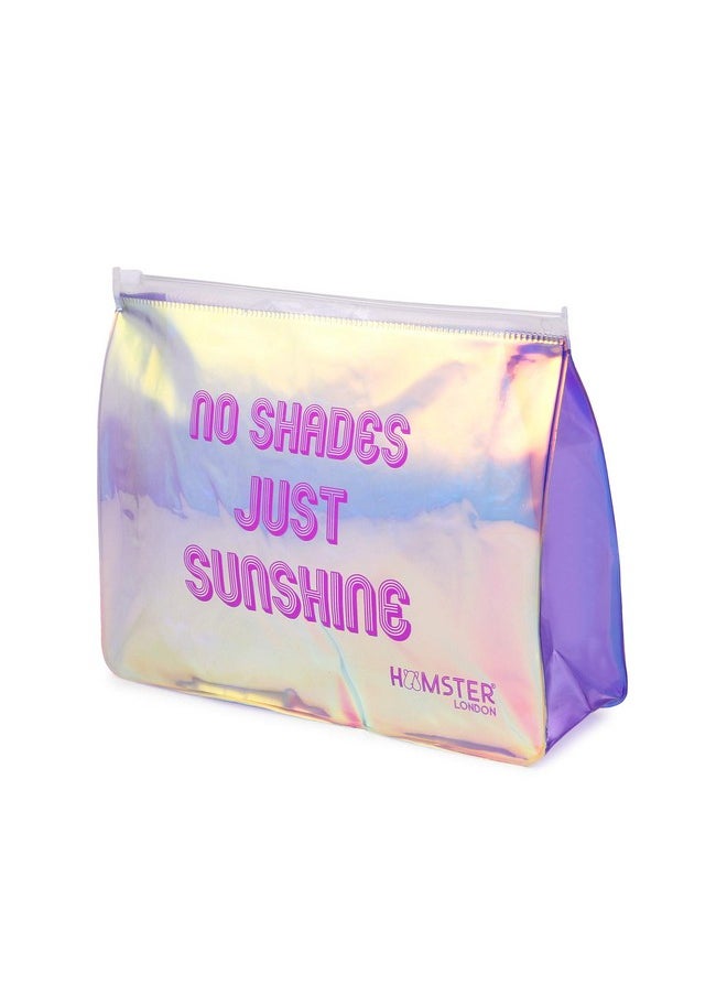 Hamster London Hamster London Girl's/Women's Makeup Accessories Pouch and Stationery Pouch (Purple)  - Image 2