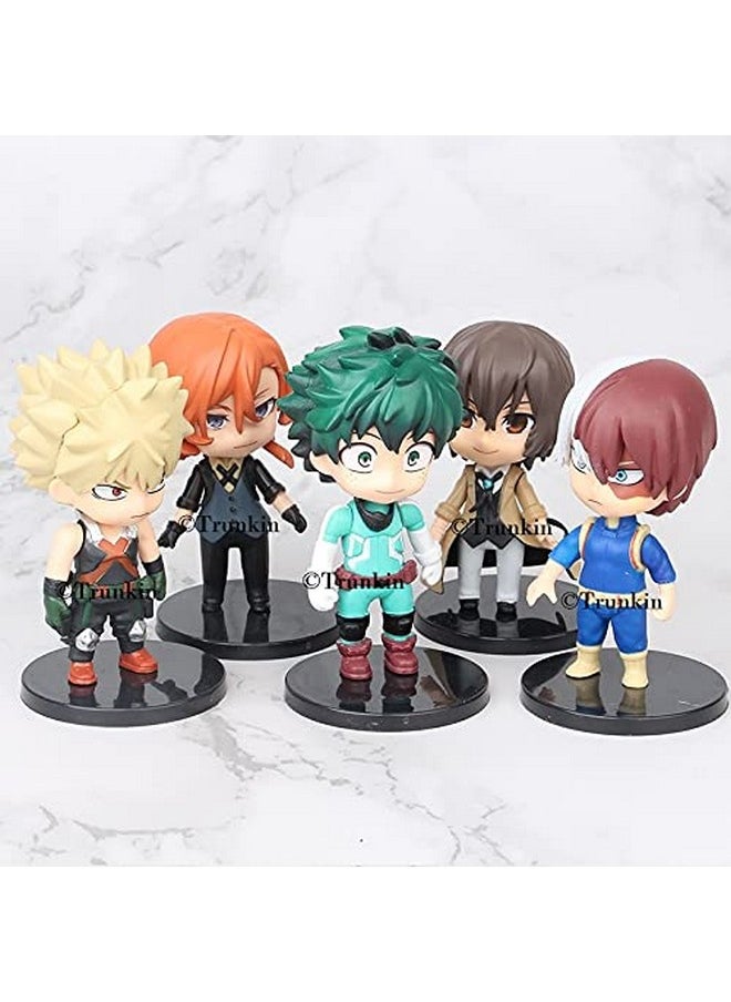 Trunkin - Trunkin MHA My Hero Academia 10cm Action Figure Set for Collection Anime Series Characters Set of 5 Big Characters (10cm) Figurines - Image 1