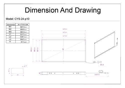 Chengying 24 inch Multi-Touch 10 Point Infrared Touch Frame, ir Touch Panel, Infrared Touch Screen Overlay … - Image 5