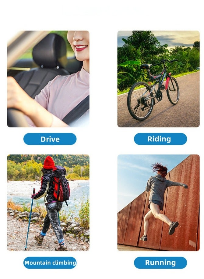 سي ال اس قفازات نسائية، قفازات قيادة، قفازات طويلة غير قابلة للانزلاق لحماية الشمس في الصيف، حماية من الأشعة فوق البنفسجية - Image 2