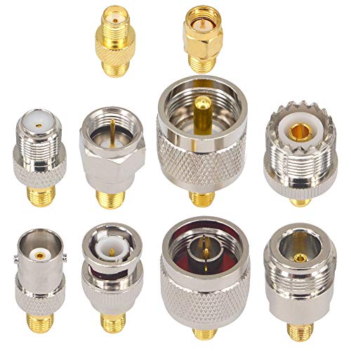 onelinkmore RF Coaxial FPV Connector Kit 20 Type Set SMA Coax Antenna Connector Kit SMA to UHF BNC F Adapter Male to Female Coaxial Male to Female Coax Adapters Converter… - Image 4
