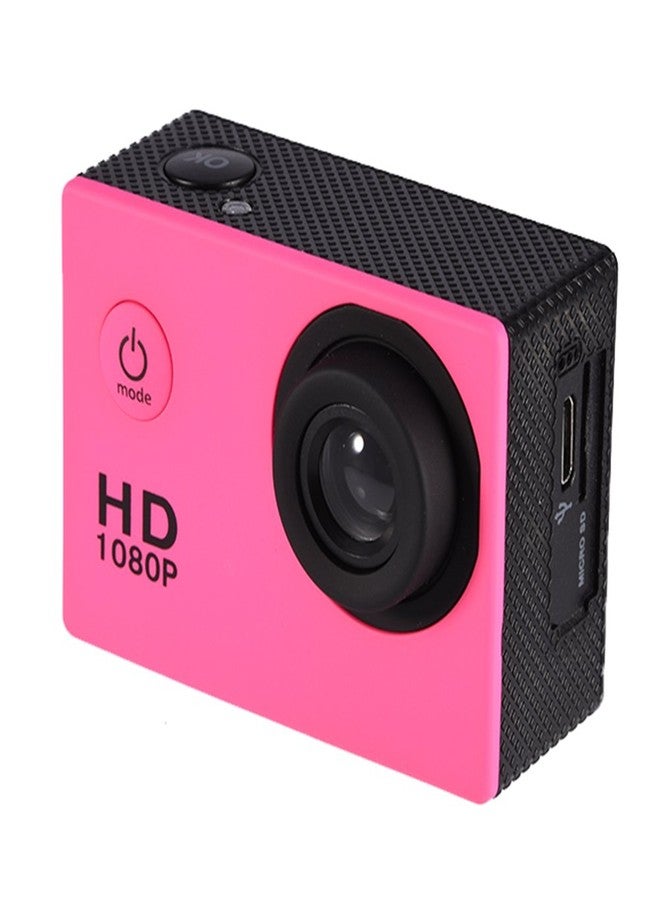 Serounder Action Camera Kit 1080P 12MP 30m Outdoor Sports Video Camera USB 2.0 Underwater Cam Full LCD Mini Camcorder with 900mAh Rechargeable Batteries and Mounting Accessories Kits(Pink) - Image 3