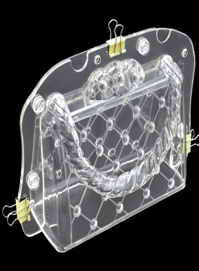 TUKE Chocolate Molds, 3D Handbag Clutch Bags Fondant Mold for Cake Decorating, Candy, Soap, Polymer Clay - Image 4