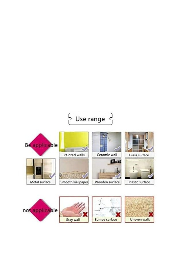 FFD Frameless Wall Clock With Mirror Number Stickers For Home & Office Decoration Black 120cm - Image 4