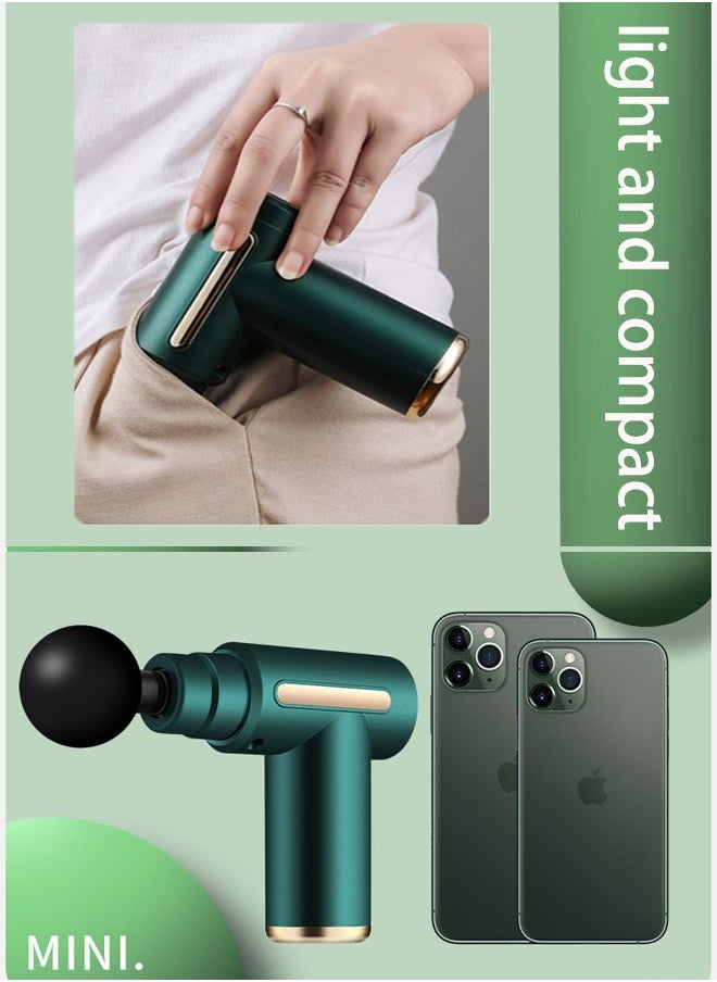 Super ZYouth - Mini Portable Massage Gun Super Quiet Deep Tissue Massage Gun with 4 Massage Heads For Back Neck Muscle Pain Relief - Image 1