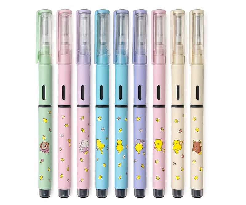 FiGo Moow Liquid Roller Pen (Pack of 10) (Blue) - Image 2