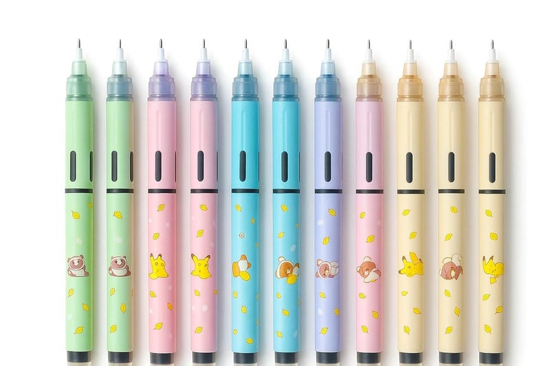 FiGo Moow Liquid Roller Pen (Pack of 10) (Blue) - Image 3