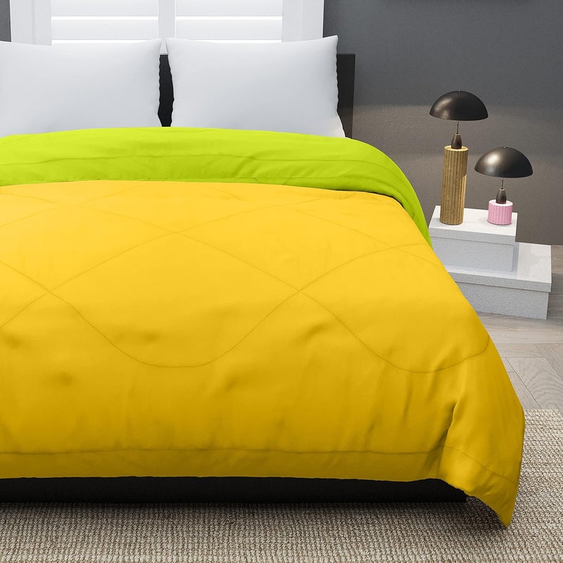 KEA Reversible Single Bed Microfiber ComforterDuvet for SummersAc AC Comforters Fabric Micro Cotton 300 GSM - Image 5