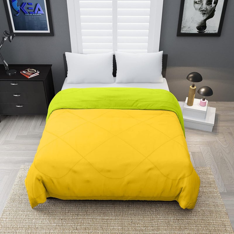 KEA Reversible Single Bed Microfiber ComforterDuvet for SummersAc AC Comforters Fabric Micro Cotton 300 GSM - Image 3