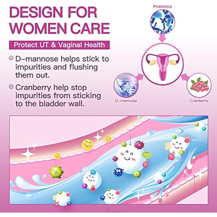 ZEBORA Probiorics for Women Probiotics Powder 50 Billion CFUs 13 Strain, Women's Probiotics with Prebiotics for Digestive Health and Immune Support, Cranberry for Urinary & Vaginal Health 30-Day-Supply - Image 5